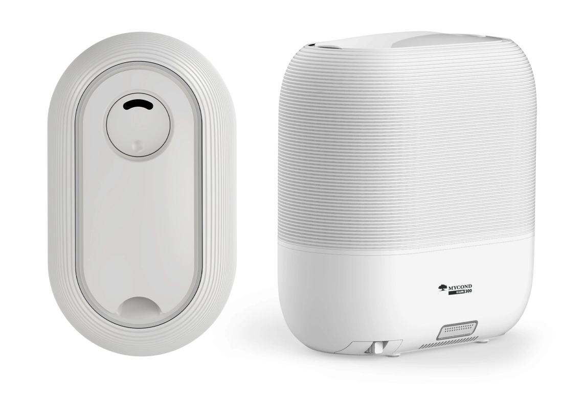 Umidificator cu ultrasunete MyCond H:LUMI 300, design compact, funcționare silențioasă