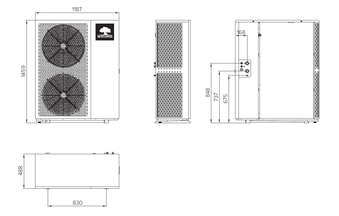 Mycond BeeEco Dimensiuni generale - 3