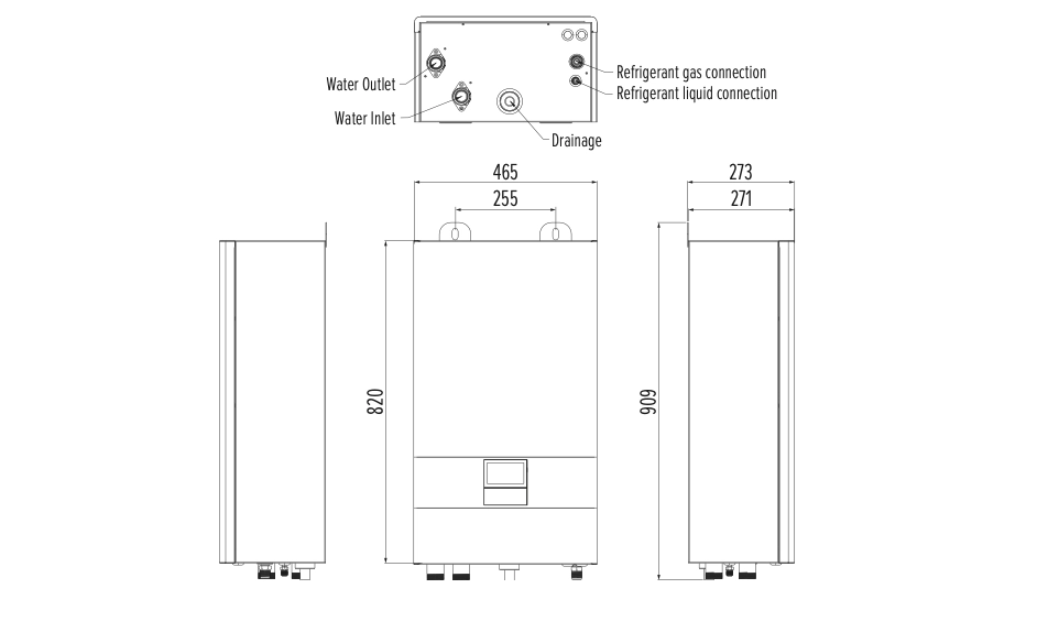 MyCond BeeHeat Dimensiuni generale - 1