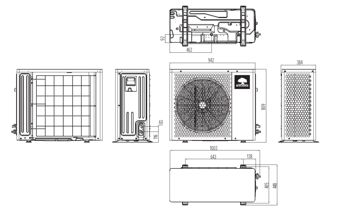 MyCond BeeHeat Dimensiuni generale - 3