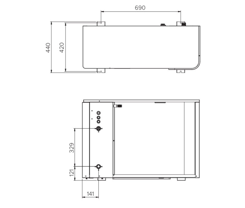 Dimensiuni generale MyCond MBasic - 2