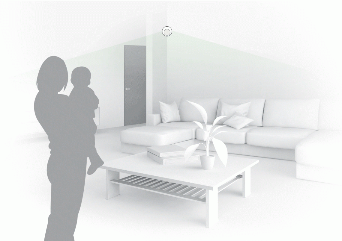 MyCond Smart Zigbee PIR senzor de mișcare pentru sisteme automatizate de acasă.