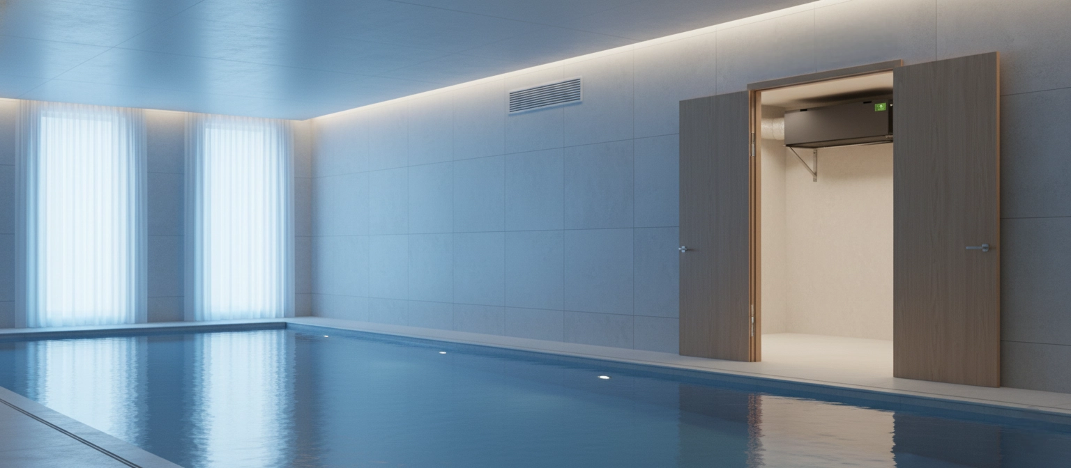 Dezumidificator de canal pentru piscine: atmosferă curată și uscată Mycond MSHAC