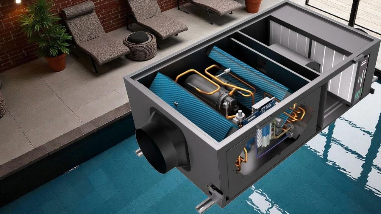 Dezumidificator de canal pentru piscine cu pornire automată Mycond MSHAC