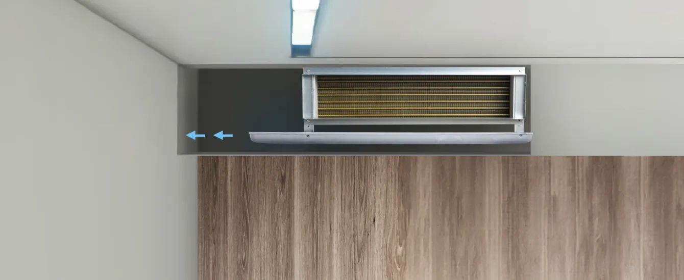 Avantajele instalării în conductă a ventiloconvectoarelor sub tavan: exemplul Mycond MCFC